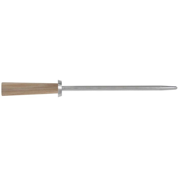 Shun Classic Blonde Combination Honing Steel 9″ displayed horizontally on a white background