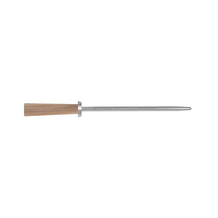 Shun Classic Blonde Combination Honing Steel displayed horizontally on a white background