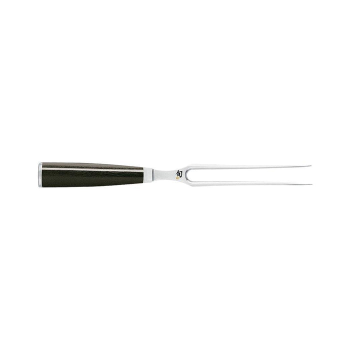 Shun Classic Carving Fork - 6.5″ displayed horizontally on a white background