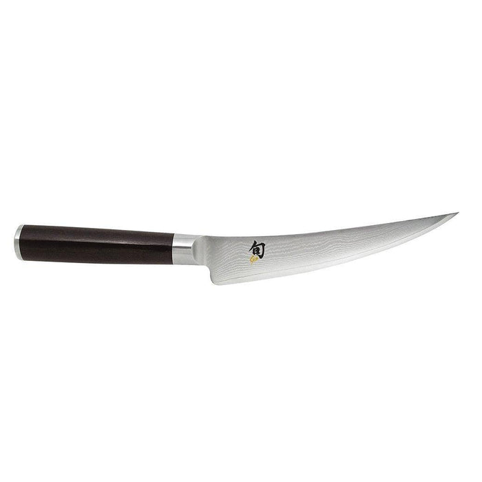 Shun Classic Gokujo Boning Fillet Knife - 6″ displayed horizontally on a white background