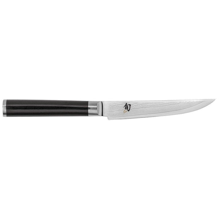 Shun Classic Steak Knife - 4.75″ displayed horizontally on a white background
