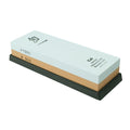 Shun Combination Whetstone with rubber base displayed on a white background