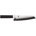 Shun Dual Core Utility Knife - 6″ with black knife guard displayed horizontally on a white background