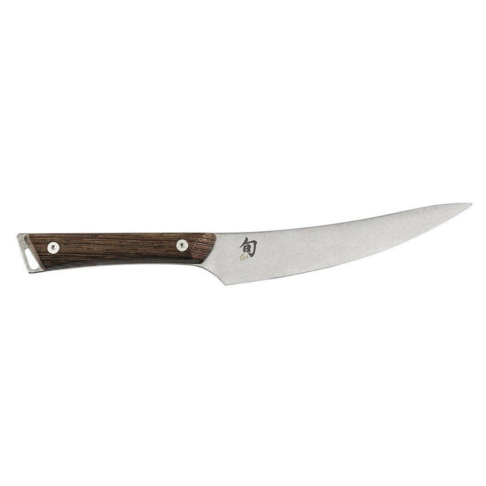 Shun Kanso Boning Fillet Knife - 6.5″ displayed horizontally on a white background