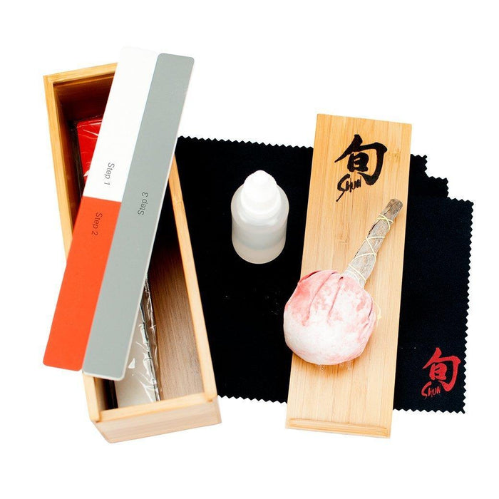 Shun Knife Care Kit displayed on a white background