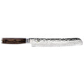 Shun Premier Bread Knife - 9″ displayed horizontally on a white background