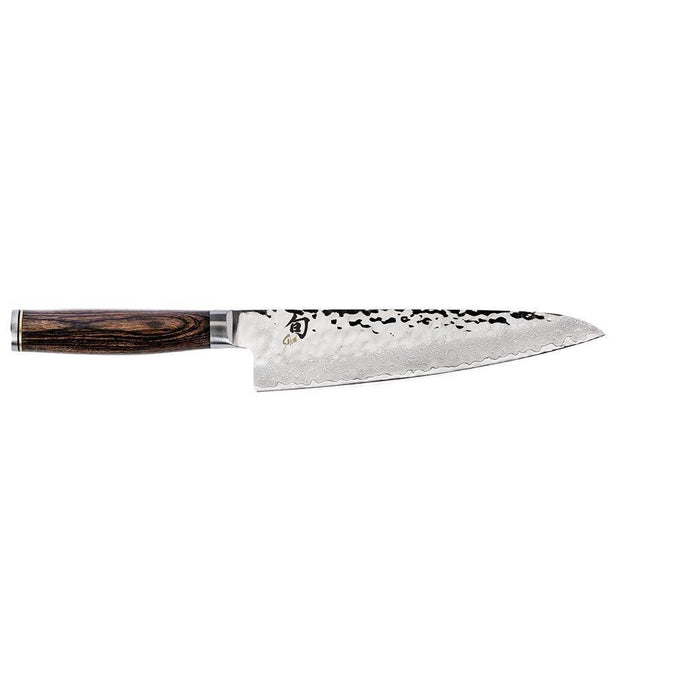 Shun Premier Asian Cook's Knife - 7″ displayed horizontally on a white background