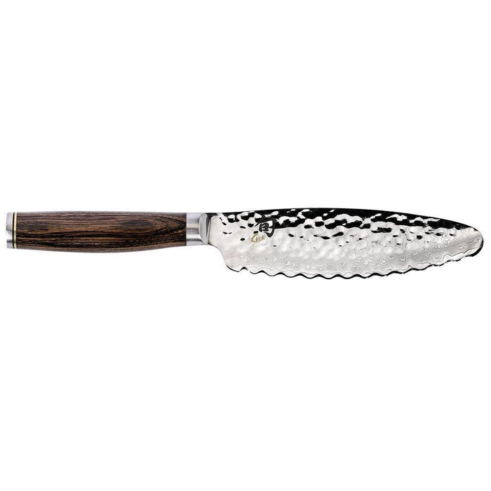 Shun Premier Ultimate Utility Knife - 6″ displayed horizontally on a white background