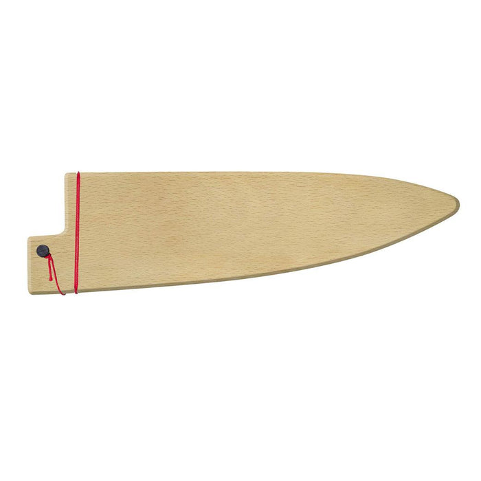 Shun Saya Sheath, 7-8 Inch, Beech Wood displayed horizontally on a white background