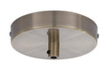 Single Port Light Fixture Canopy Kit with Antique Brass Finish