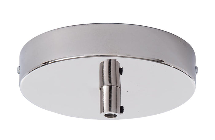 Single Port Lighting Fixture Canopy Kit w/Nickel Plated Finish, 5" dia.