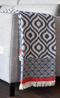 Soft jacquard weave blanket
