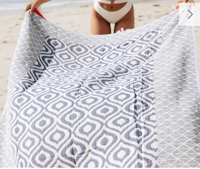 Soft jacquard weave blanket