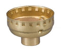 Solid Brass Lamp Socket Cap For Medium Base Socket, Tap 1/8 IP