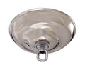 Solid Brass (Nickel Plated Shown) Canopy Kit,  5 1/2" dia.