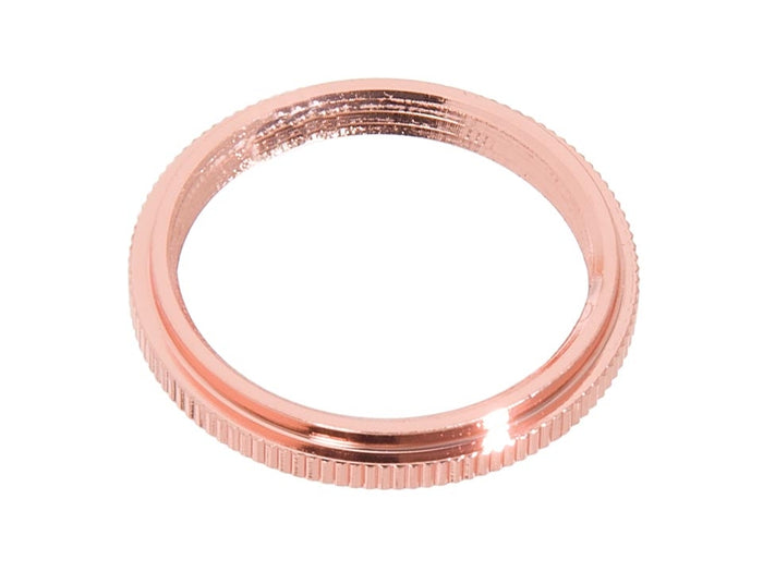 Solid Brass UNO Ring Sunlite Medium Sockets, 1-5/8" O.D., Polished Copper