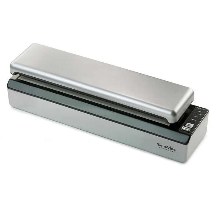 SousVide Supreme Sous Vide SousVide Supreme Vacuum Sealer VS3000 w/ 12 Cooking Pouches displayed on a white background