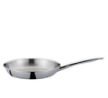 Stainless Steel frying pan displayed on a white background
