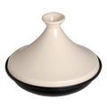 Staub Cast Iron 0.5-qt Tajine - Cream displayed on a white background
