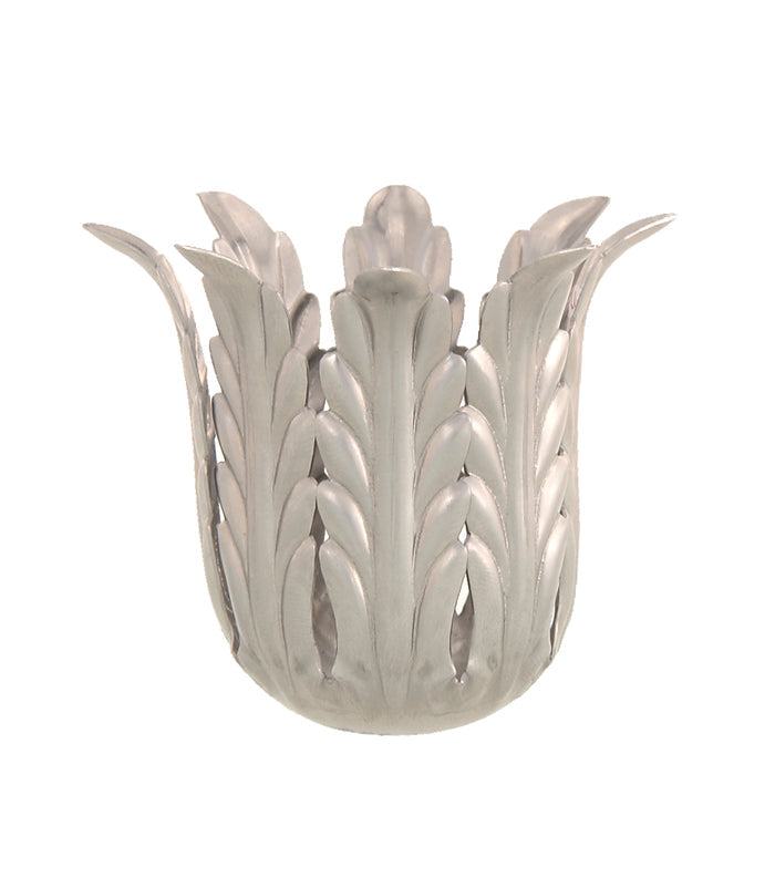 Steel Candle Cup/Husk, 2 3/8" ht.