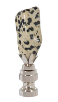 Stone Lamp Finial, Dalmation Jasper, 2 1/2" ht.