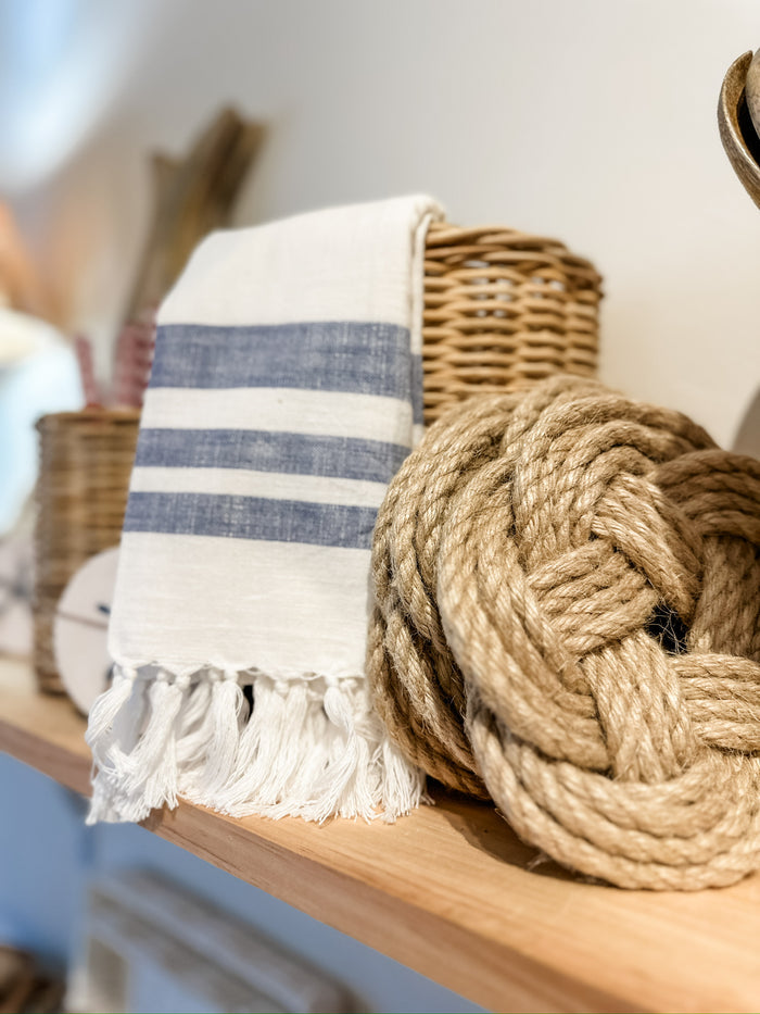 Striped kitchen towel
