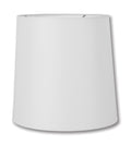 Tapered Deep Drum Lamp Shades - White Color, Microfiber Chiffon Material