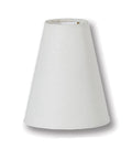 Tapered Deep Empire style Chandelier Shades, Off White Linen