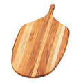 Teakhaus large canoe paddle cutting board displayed on a white background