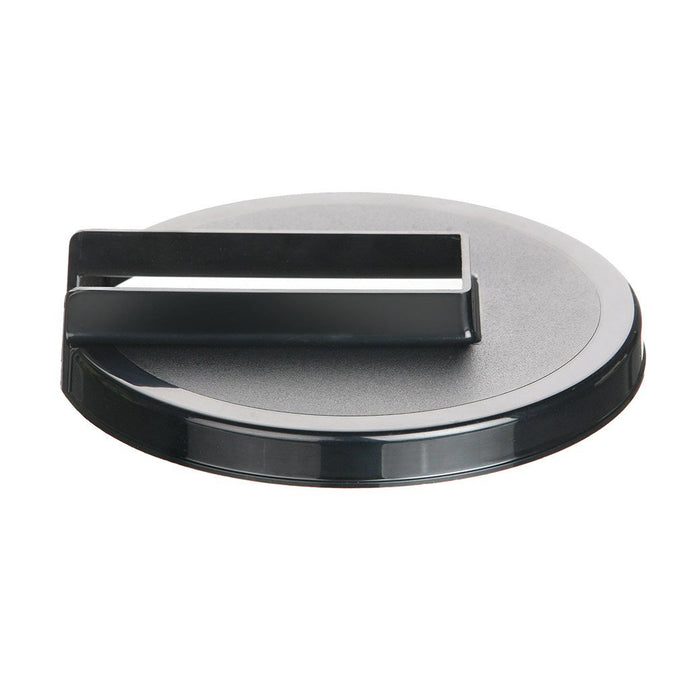 Black Technivorm Brew Basket Lid - Low Lip displayed on a white background