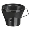 Black Technivorm Moccamaster Manual Brew-Basket, Round Base displayed on a white background