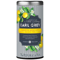Tea canister labeled 'All Day Earl Grey Lemon Biscuit Black Tea' by The Republic of Tea on a white background.