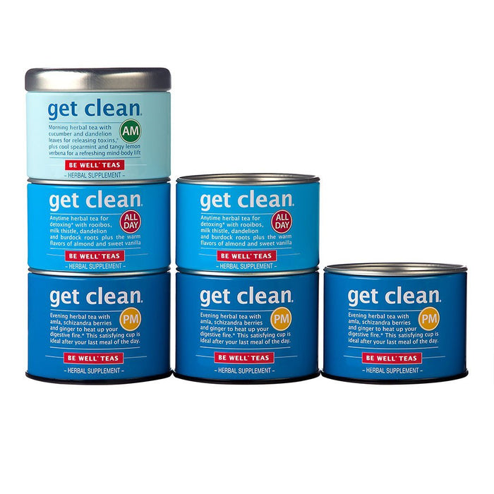 The Republic of Tea Gourmet Teas The Republic of Tea Get Clean Stackable Tea Tin 42 Ct. JL-Hufford