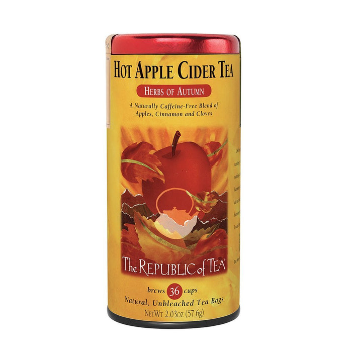 The Republic of Tea Gourmet Teas The Republic of Tea Hot Apple Cider Tea Bags 36 Ct. JL-Hufford