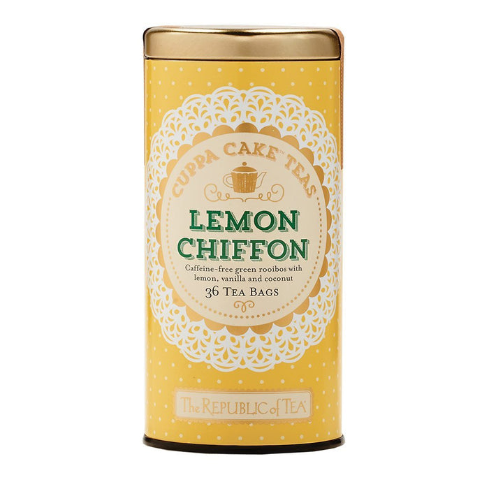 The Republic of Tea Gourmet Teas The Republic of Tea Lemon Chiffon Cuppa Cake Tea Bags 36 Ct. JL-Hufford