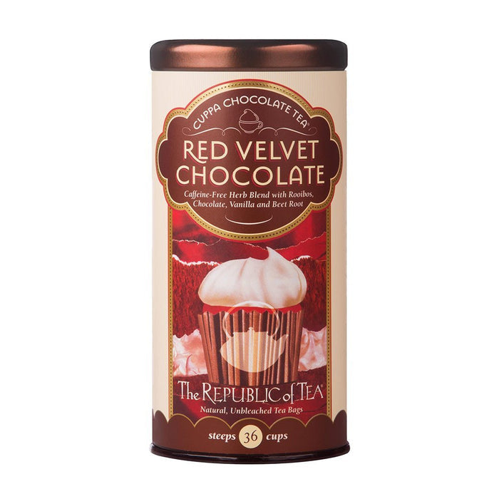 The Republic of Tea Gourmet Teas The Republic of Tea Red Velvet Chocolate Red Tea JL-Hufford