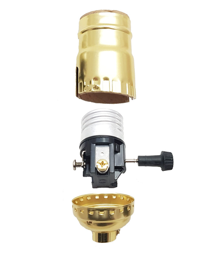 Turn-Knob Lamp Sockets (Imported) - Choice of Interior Function