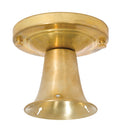 3-6 Inch Long Unfinished Brass Electrified Adjustable Bead Chain Fixture with Hardware Set