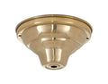 Unfinished Brass Fixture Canopy, 5 1/4" dia.