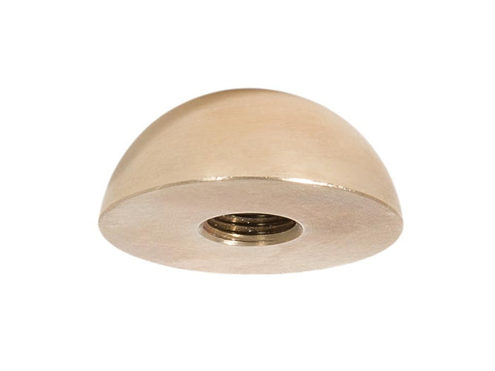 Unfinished Brass Half Balls, 1 Inch or 1-1/4 Inch, 1/8F