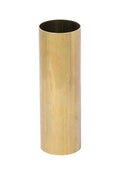 Unfinished Brass Medium Size Candle Covers, Choice of Size