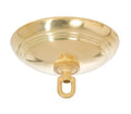 Unfinished Brass Solid Spun Brass Ribbed Canopy Kits (11734U)