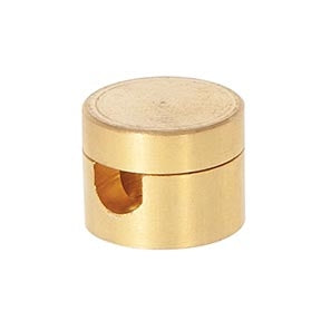 Unfinished Brass SVT Wire Gripper Swag Ceiling Strain Relief
