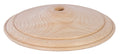 Unfinished Hard Wooden Vase Cap, Your choice of sizes, all slip 1/8IP (slips 3/8" diameter pipes)