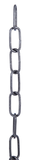 Unfinished Steel 10 Gauge Straight Sided Oval Chain