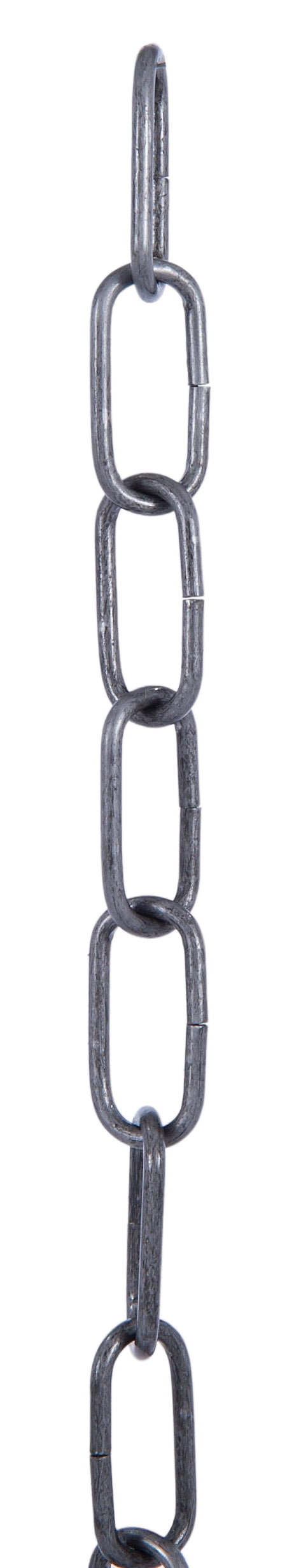 Unfinished Steel 10 Gauge Straight Sided Oval Chain