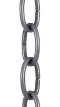 Unfinished Steel, 5 Gauge Oval Chain