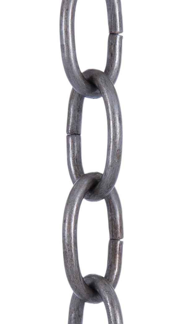 Unfinished Steel, 5 Gauge Oval Chain