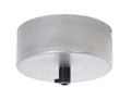 Unfinished Steel Pendant Canopy Kit To Mount LED Driver 5" wide by 2" tall