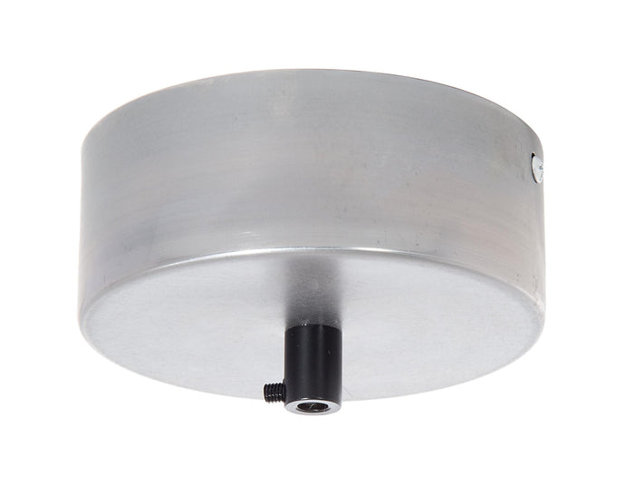 Unfinished Steel Pendant Canopy Kit To Mount LED Driver 5" wide by 2" tall